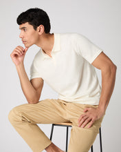 Load image into Gallery viewer, Men&#39;s Polo Cotton Cashmere T-Shirt Sunshine New Ivory
