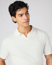 Load image into Gallery viewer, Men&#39;s Polo Cotton Cashmere T-Shirt Sunshine New Ivory
