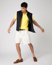 Load image into Gallery viewer, Men&#39;s Polo Cotton Cashmere T-Shirt Sunshine Yellow
