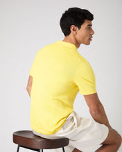 Load image into Gallery viewer, Men&#39;s Polo Cotton Cashmere T-Shirt Sunshine Yellow

