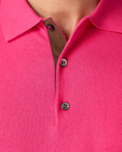Load image into Gallery viewer, Men&#39;s Rock Polo Cotton Cashmere T-Shirt Crush Pink
