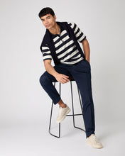 Load image into Gallery viewer, Men&#39;s Rock Polo Cotton Cashmere T-Shirt Stripe
