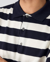 Load image into Gallery viewer, Men&#39;s Rock Polo Cotton Cashmere T-Shirt Stripe
