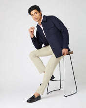 Load image into Gallery viewer, N.Peal Men's Scala Cashmere Overshirt Navy Blue
