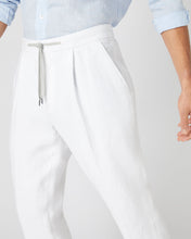 Load image into Gallery viewer, Men&#39;s Linen Trouser White
