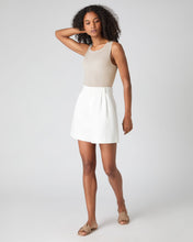 Load image into Gallery viewer, N.Peal Women's Ella Superfine Cashmere Shell Top Sandstone Brown
