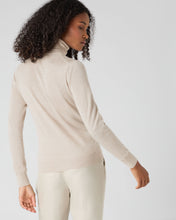 Load image into Gallery viewer, N.Peal Women's Margot Superfine Cashmere Roll Neck Jumper Sandstone Brown
