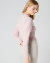 Load image into Gallery viewer, N.Peal Women&#39;s Ivy Cropped Cashmere Cardigan Quartz Pink
