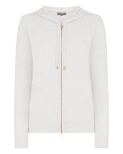 Load image into Gallery viewer, N.Peal Women&#39;s Ada Cashmere Hoodie Pebble Grey
