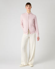 Load image into Gallery viewer, N.Peal Women&#39;s Alisa Full Zip Cashmere Cardigan Quartz Pink
