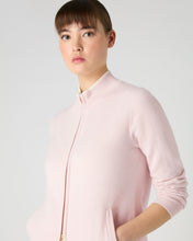 Load image into Gallery viewer, N.Peal Women&#39;s Alisa Full Zip Cashmere Cardigan Quartz Pink

