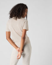 Load image into Gallery viewer, N.Peal Women&#39;s Isla Superfine Cashmere T-Shirt Sandstone Brown

