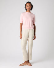 Load image into Gallery viewer, N.Peal Women's Cotton Cashmere T-Shirt Spring Pink

