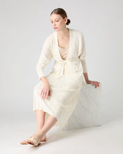 Load image into Gallery viewer, N.Peal Women&#39;s Drop Shoulder Cashmere Cardigan New Ivory White
