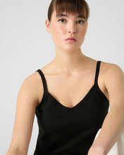 Load image into Gallery viewer, N.Peal Women's Cotton Cashmere Silk Camisole Black
