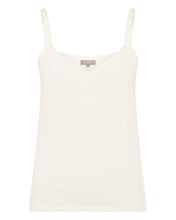 Load image into Gallery viewer, N.Peal Women's Cotton Cashmere Silk Camisole New Ivory White
