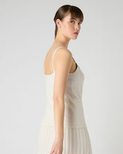 Load image into Gallery viewer, N.Peal Women's Cotton Cashmere Silk Camisole New Ivory White
