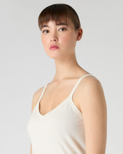 Load image into Gallery viewer, N.Peal Women's Cotton Cashmere Silk Camisole New Ivory White
