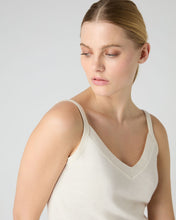 Load image into Gallery viewer, N.Peal Women&#39;s Cotton Cashmere Camisole New Ivory White
