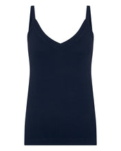 Load image into Gallery viewer, N.Peal Women&#39;s Cotton Cashmere Camisole Navy Blue

