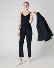 Load image into Gallery viewer, N.Peal Women&#39;s Cotton Cashmere Camisole Navy Blue

