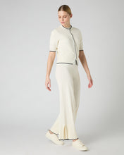 Load image into Gallery viewer, N.Peal Women's Cotton Cashmere Short Sleeve Cardigan New Ivory White
