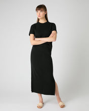 Load image into Gallery viewer, N.Peal Women&#39;s Lottie Cashmere T-Shirt Black
