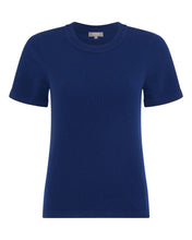 Load image into Gallery viewer, N.Peal Women&#39;s Lottie Cashmere T-Shirt French Blue
