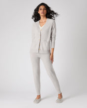 Load image into Gallery viewer, N.Peal Women&#39;s Erin Oversized Cashmere Cardigan Pebble Grey
