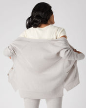 Load image into Gallery viewer, N.Peal Women&#39;s Erin Oversized Cashmere Cardigan Pebble Grey
