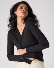 Load image into Gallery viewer, N.Peal Women&#39;s Superfine Cashmere V Neck Cardigan Black
