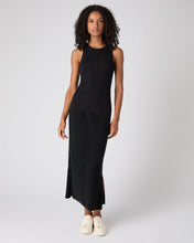 Load image into Gallery viewer, N.Peal Women&#39;s Cotton Cashmere Silk Tank Top Black
