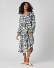 Load image into Gallery viewer, N.Peal Women's Printed Silk Cashmere Dress French Blue
