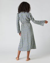 Load image into Gallery viewer, N.Peal Women's Printed Silk Cashmere Dress French Blue
