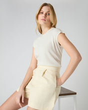 Load image into Gallery viewer, Women&#39;s Cotton Cashmere Silk Top New Ivory

