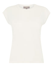 Load image into Gallery viewer, Women&#39;s Cotton Cashmere Silk Top New Ivory
