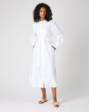 Load image into Gallery viewer, N.Peal Women&#39;s Willow Linen Dress White
