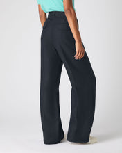Load image into Gallery viewer, N.Peal Women's Florence Linen Trouser Navy Blue
