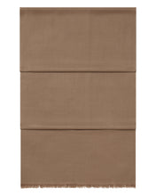 Load image into Gallery viewer, N.Peal Women's Pashmina Cashmere Stole Dark Tan Brown
