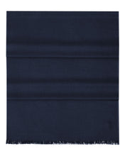 Load image into Gallery viewer, N.Peal Women's Pashmina Cashmere Stole Indigo Blue
