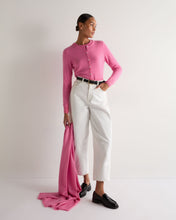 Load image into Gallery viewer, N.Peal Women's Pashmina Cashmere Shawl Camellia Pink
