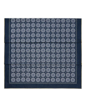 Load image into Gallery viewer, N.Peal Women's Geometic Pashmina Navy Blue
