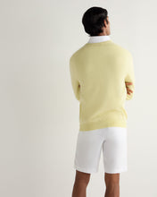 Load image into Gallery viewer, N.Peal Men's Burlington V Neck Cashmere Jumper Granita Yellow
