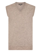Load image into Gallery viewer, N.Peal Men's Westminster Cashmere Slipover Oatmeal Brown
