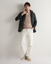 Load image into Gallery viewer, N.Peal Men's Westminster Cashmere Slipover Oatmeal Brown
