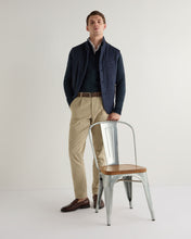 Load image into Gallery viewer, N.Peal Men's Knightsbridge Full Zip Cashmere Jumper Indigo Blue
