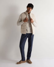 Load image into Gallery viewer, N.Peal Men's Mall Cashmere Gilet Pebble Grey
