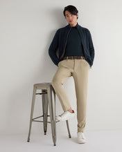 Load image into Gallery viewer, N.Peal Men's Richmond Cable Cashmere Cardigan Indigo Blue
