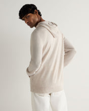 Load image into Gallery viewer, N.Peal Men's Ladbroke Cashmere Hoodie Pebble Grey
