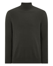 Load image into Gallery viewer, N.Peal Men's Mayfair Turtle Neck Cashmere Jumper Arabica Khaki Green
